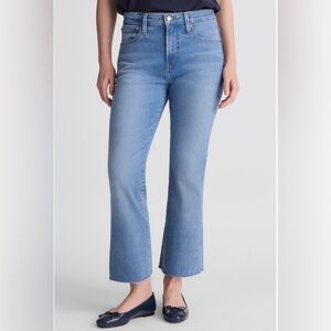 Madewell Cali Denim Light Blue Stretch Bootcut Jeans